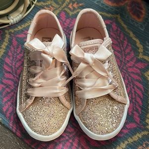 Keds Little Kids Kickstart Jr. Rose Gold Celebrations Sneaker